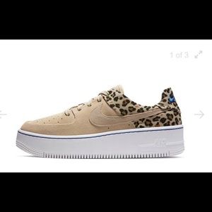 Nike Air Force 1 Sage Low, cheetah print